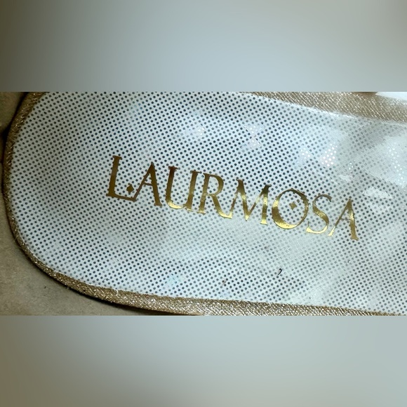 Laurmosa girl’s sandals gold high heels formal shoes.  Size 3. - Picture 10 of 11